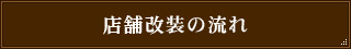 店舗改装の流れ